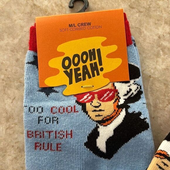 George Washington Fun Socks NWT - Picture 2 of 5